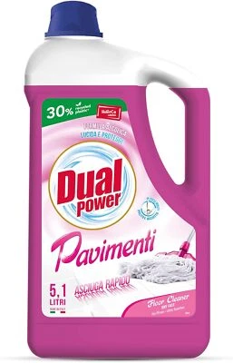 DUAL POWER DP9021 DETERGENTE UNIVERSALE PER PAVIMENTI CON HACCP FORMULA ALCOLIC