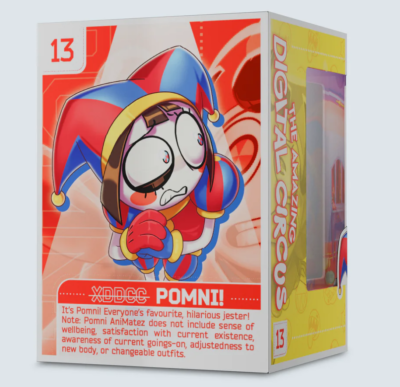 AniMatez POMNI & CAINE フィギュアセット THE AMAZING DIGITAL CIRCUS POMNI + CAINE ANIMATEZ FIGURE