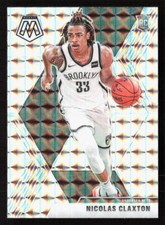 2019-20 Panini Mosaic Nicolas Claxton Mosaic Prizm Rookie Card RC #236 Nets. rookie card picture