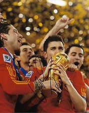 Spain David Villa Signed Autographed 8x10 Photo COA M