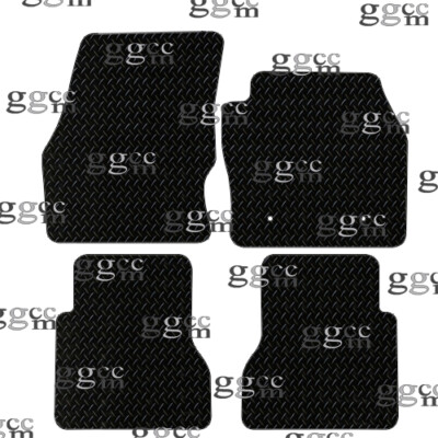 FITS FORD TOURNEO CONNECT 2016 TO 2022 TAILORED BLACK RUBBER VAN FLOOR MATS SET
