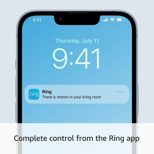 Ring Indoor Camera (2nd Gen) | Plug-in indoor Security Camera | 1080p | Black - Picture 5 of 7