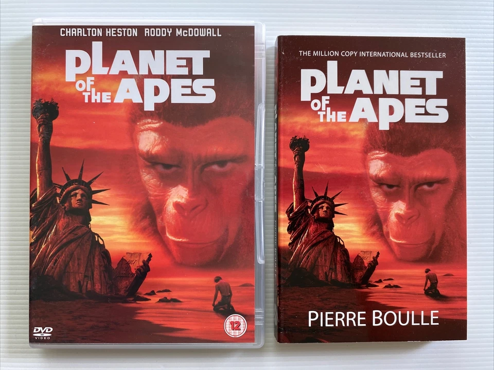 BOOK & DVD - PLANET OF THE APES (1967) R2 - Charlton Heston - Roddy McDowall - Image 3 of 4
