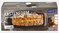 ✿ Lurch Flexiform 85000 • PLATIN-SILIKON Brotform Kasten • 25 X 9 Cm • Braun ✿
