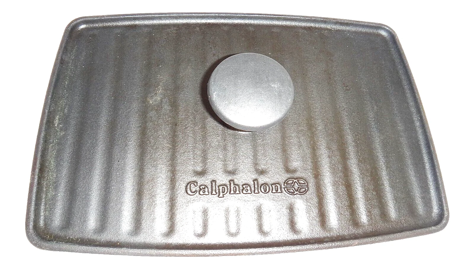 Calphalon Cast Iron Panini / Meat Grill Press, 11 x 7, Gray