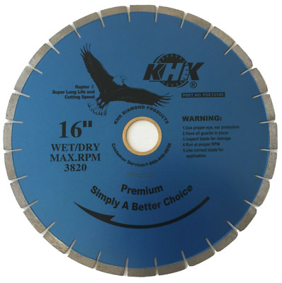 16'' Granite Silent Core Saw Blade Cutting Granite Stone Marble 60/50mm Arbor