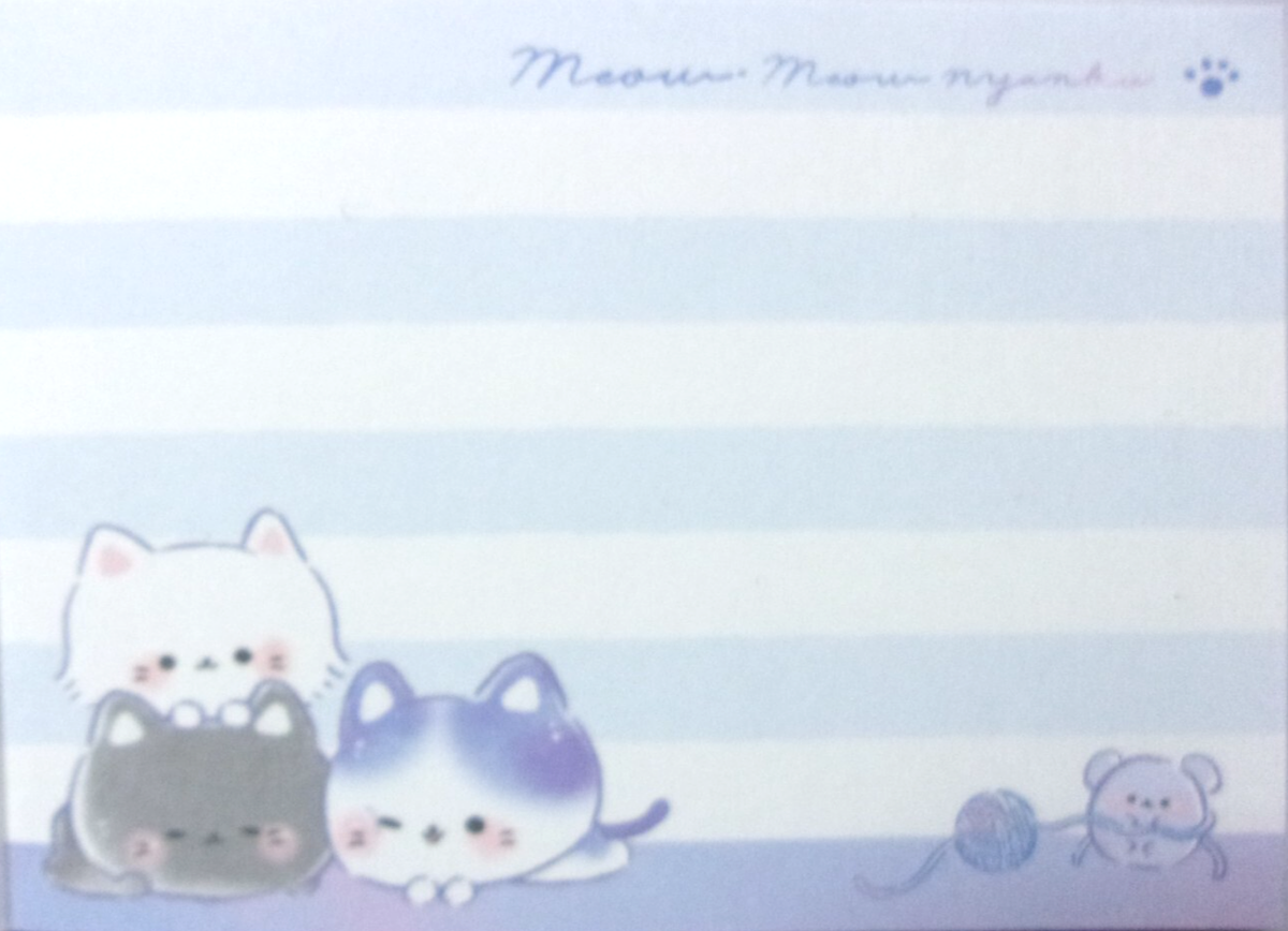 CRUX ちびわんこ メモパッド CRUX Animal Cat Nyanko Mini Memo Pad Made in Japan | eBay