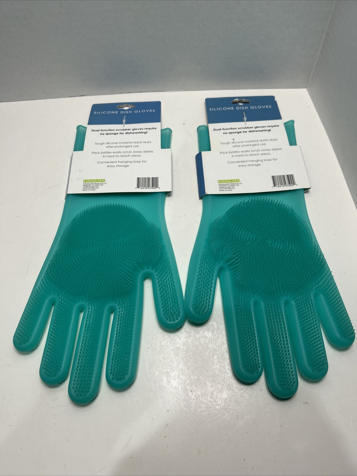 PAIR OF EVRIHOLDER SILICONE DISH GLOVES LEFT & RIGHT HAND! BRAND NEW!