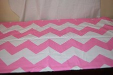 NWOT Pottery Barn Kids Chevron Blackout Panel 44 x 84 inches Pink