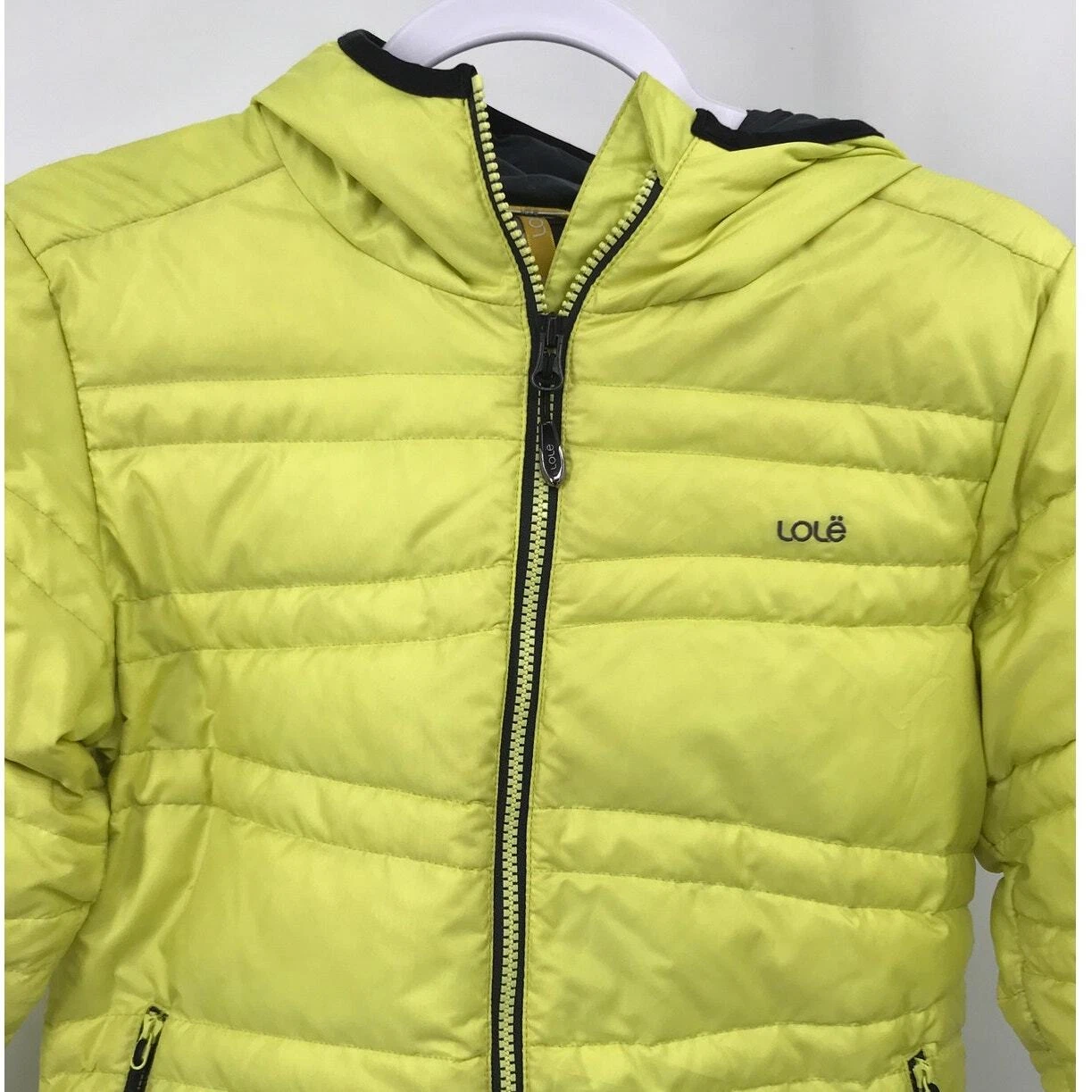 lole bright full zip puffer outerwear jacket