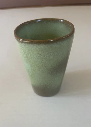 MCM Frankoma Prairie Green Pottery - Tea Tumbler 5L