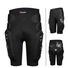 HEROBIKER Kurze Motorradhose / Fahrradhose mit Schutzpolstern Größe L