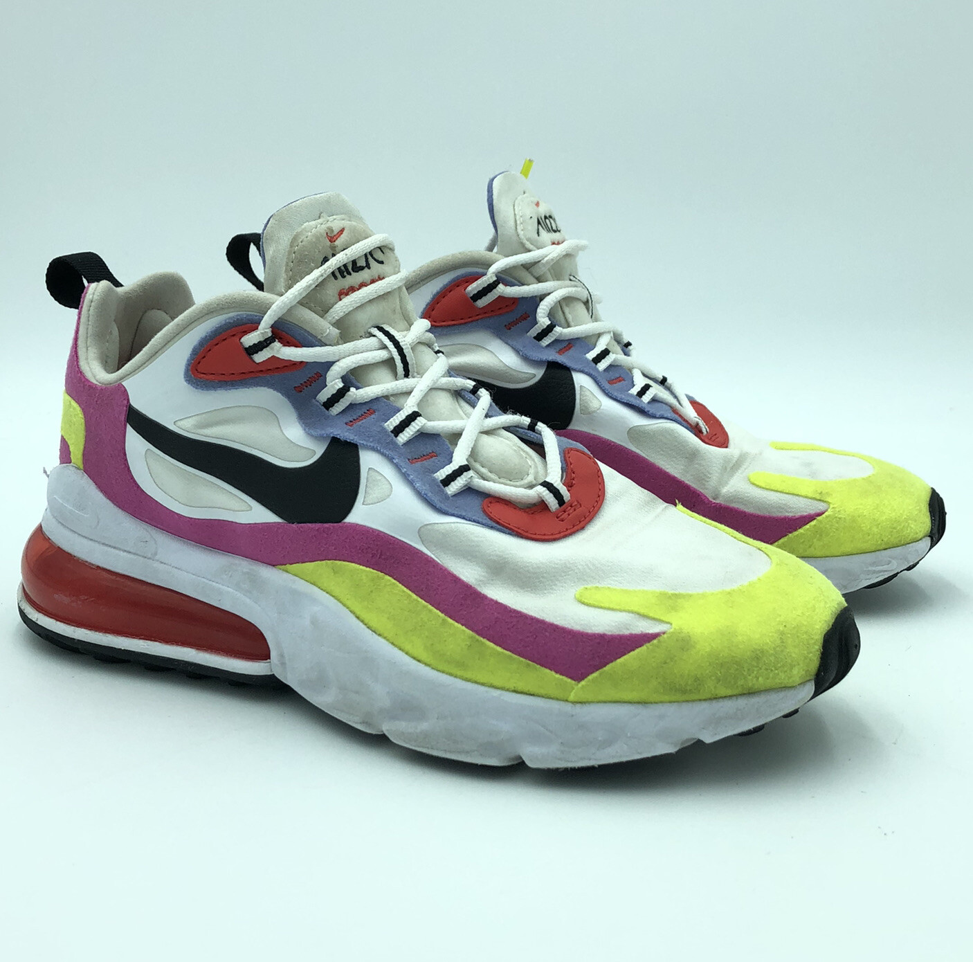 Nike Air Max 270 React Womens 8 White 