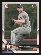 2018 Bowman Draft #BD-23 Jayson Schroeder Houston Astros