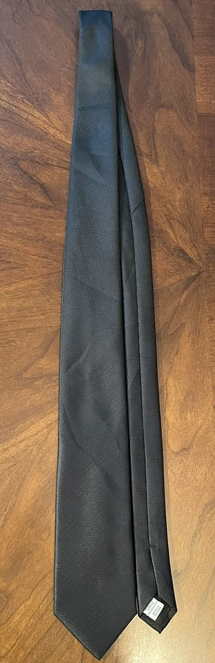 Geoffrey Beene 黑色手工涤纶男式领带中国制造 — 第 3/4 张图片