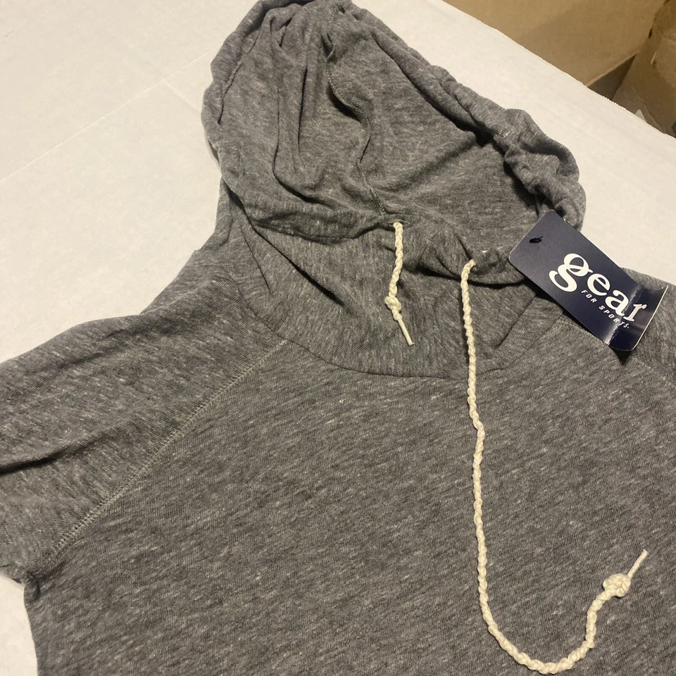Sudadera con capucha para mujer GEAR For Sports con bolsillos gris talla XSmall suave peso ligero nueva con etiquetas Foto 3 de 4