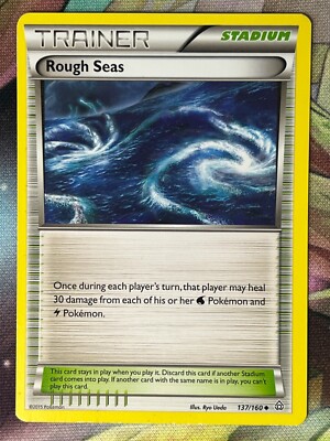 Rough Seas #137/160 Primal Clash Uncommon Pokemon Trainer Card