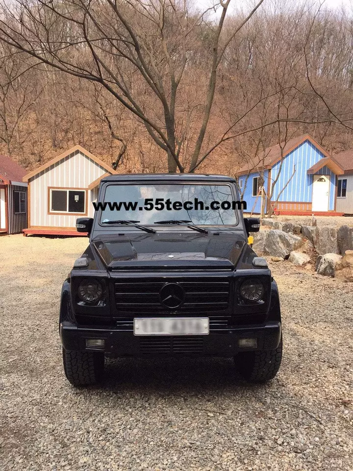 G Class W463 Grille Grill G500 G55 2018 AMG Glossy Black Mesh Mercedes Benz 3 Foto 3 de 3