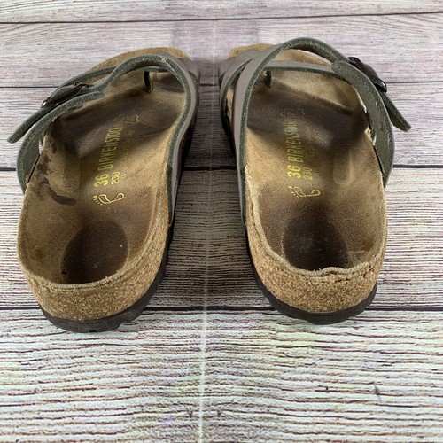 Sandali Birkenstock Mayari donna 5 36 marroni con passanti invecchiati - Foto 6 di 11