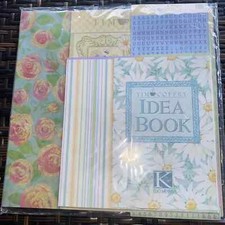 Vintage K Company Tim Coffey FLORAL Scrap Kit Scrapbooking 12 NEW SEALED