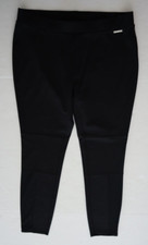 Michael Kors QU63B9AdP7 Women's Sz Large Black High Rise Stretch Pants 100