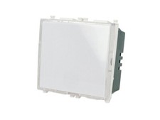 PULSANTE TARGA PORTANOME CAMPANELLO INCASSO 2M COMPATIBILE VIMAR PLANA PORTA