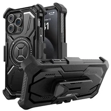 For iPhone 16 Pro Max 15 14 13 12 11 Heavy Duty Defender Case Belt Clip Holster