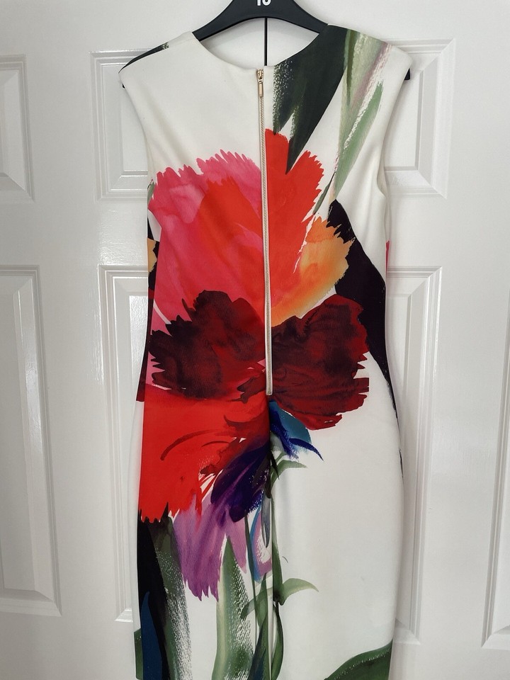 Joseph Ribkoff Floral White Jacket and Dress Uk Size 10/12 eBay