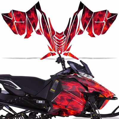 Sled Graphic Decals Stickers For Yamaha Viper SR/SRT/RTX/SE 2014-2016 ICE R