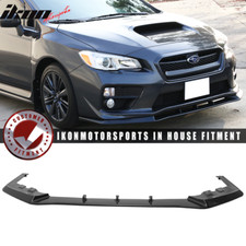 Fits 15-21 Subaru Wrx Sti Front Bumper Lip Mpx Style Chin Spoiler Abs Splitter