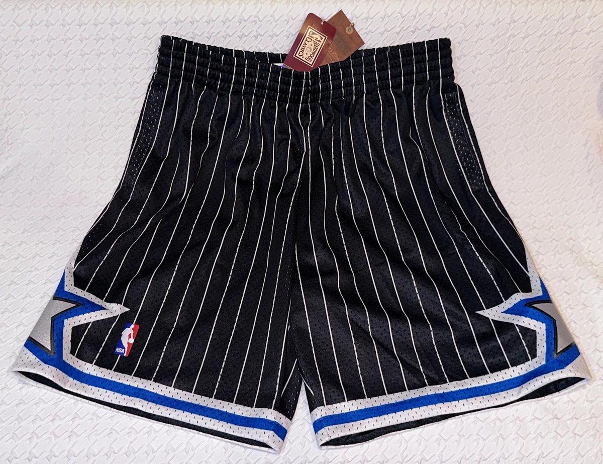 Men's Mitchell & Ness White Orlando Magic Hardwood Classics Swingman Shorts  