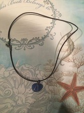 Leather Sea Glass Necklace