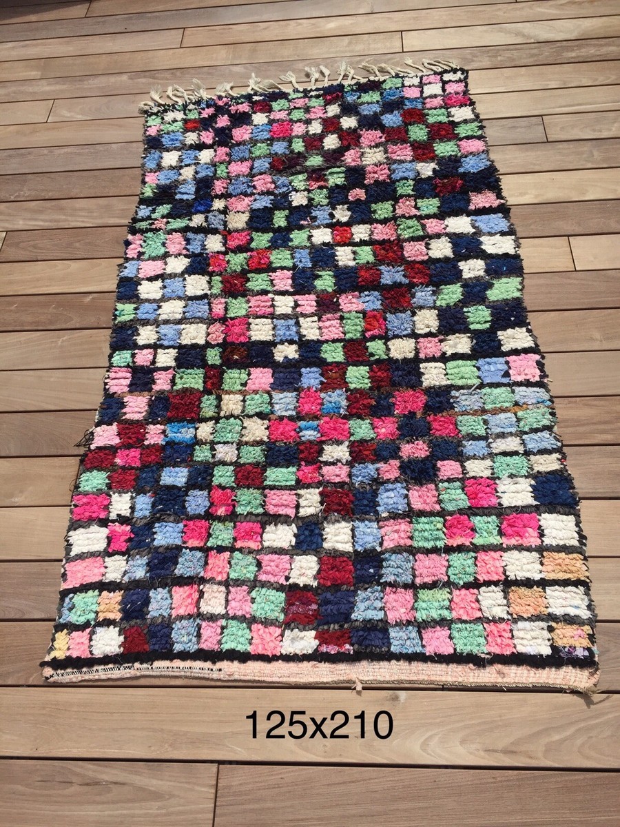 Tapis berbère marocain coloré 183 x 118cm