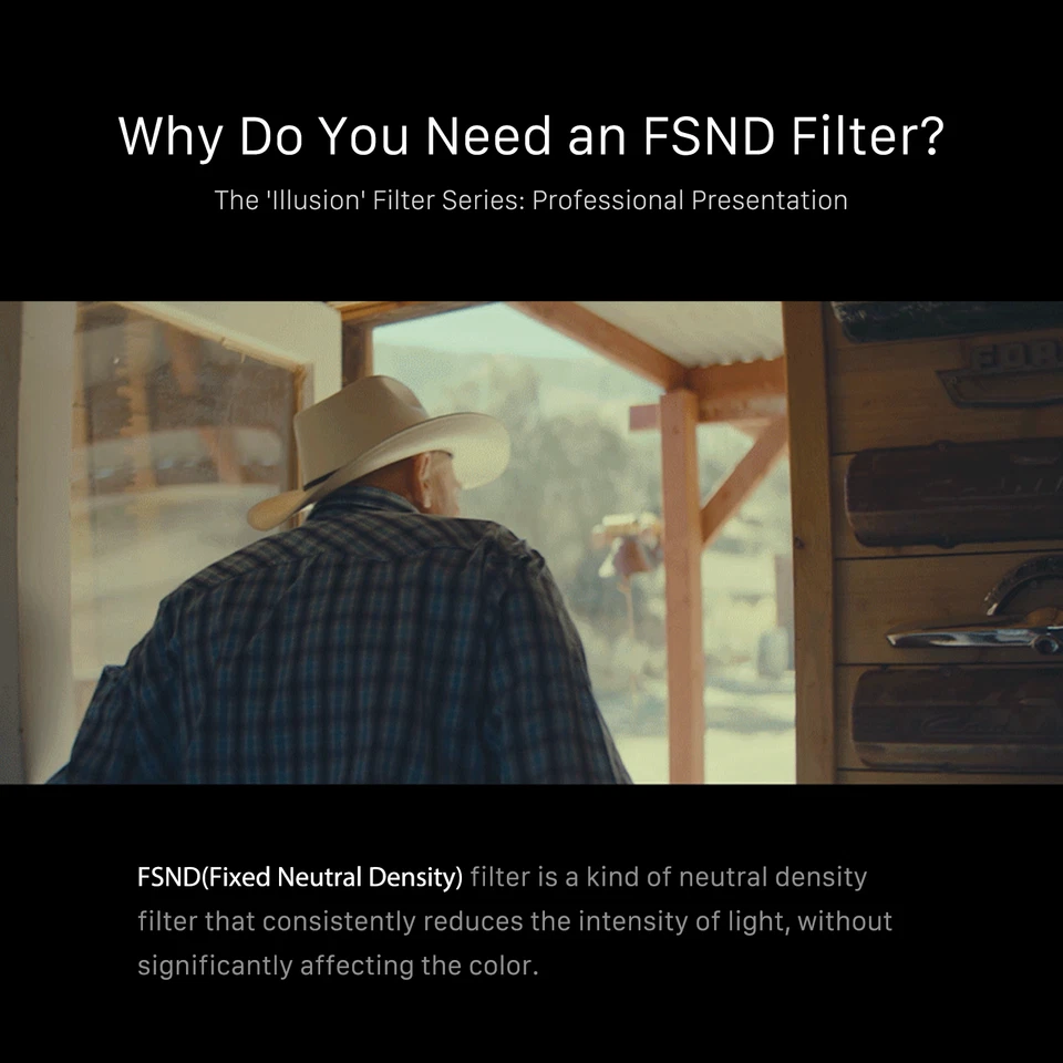 Tilta Illusion 95mm Full Spectrum ND Filter 1.5 1.8 2.1 2.4 for Mirage Matte Box - Image 2 of 4