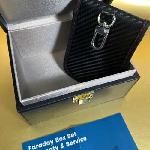Samfolk Faraday Box - Car Keys, Phone, Cards - 1 Signal Blocking Box w/Pouch - Bild 7 von 13