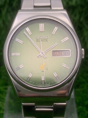 Seiko Elnix 0703-8030 electromechanical 16 Jewels Vintage Watch