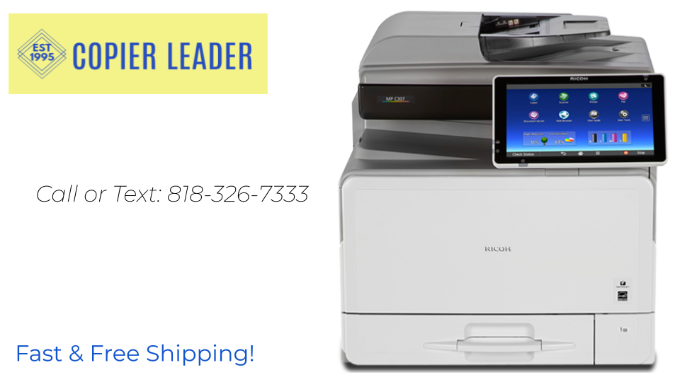 Copier Ricoh MP C307 - (79K Meter Only) Color Printer Copier Copier Ricoh MP C307 - (79K Meter Only) Color Printer Copier