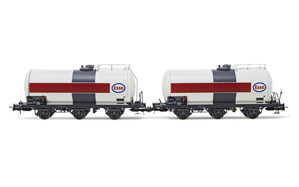 Jouef HJ6222, 2Tlg. Set Kesselwagen Esso, Sncf, Neu & Ovp, H0-image