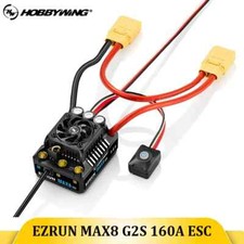 Hobbywing EZRun MAX8 G2S 160A 3-6S Waterproof Sensored Brushless ESC 6A BEC