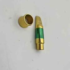 Saxophone Metal Mouthpiece Size 56789 For Alto Tenor Soprano Gold Plated Sax --