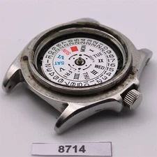 PROJECT SEIKO 7S26 0040 10 BAR MENS AUTOMATIC 095210 DAY DATE SS WATCH