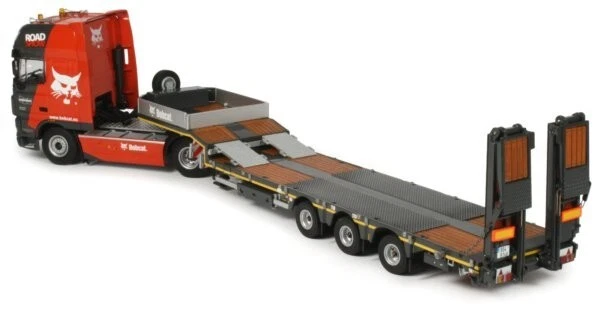 Camión DAF XF 4x2 con remolque - Bobcat Road Show - WSI escala 1:50 #02-1406 nuevo Foto 2 de 3