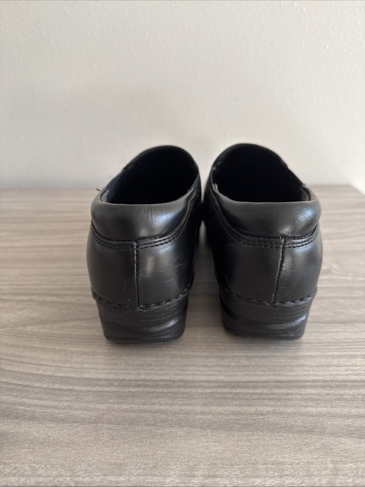 Dansko Pro XP Wedge Clog Shoes Women 8  US 39 EU Black Heels Slip On 3909500200 image 7
