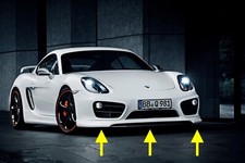 PORSCHE 981 CAYMAN S - TECHART - FRONT SPOILER REAR DIFFUSER SIDE AIR CHANNELS
