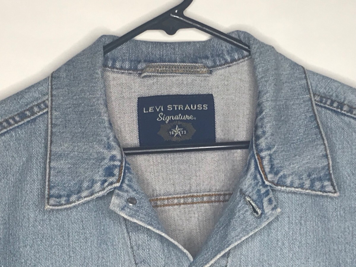 Levi's Strauss Signature Vintage Men's Blue Denim Trucker