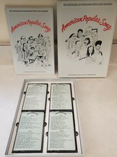Smithsonian Collection American Popular Song Cassettes Box Set Music Six Decades