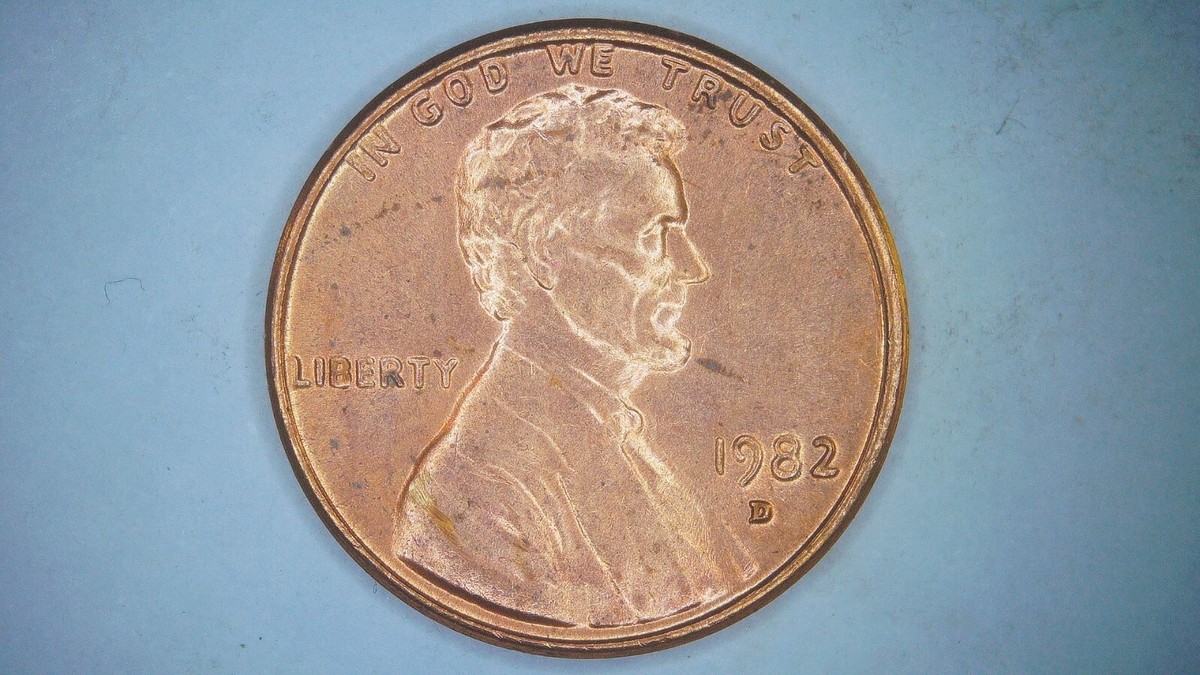 1982年刻印Ｄー1セント硬貨ー2361 1セント 銅貨(1982年発行) < カナダ < 海外通貨 < 文鉄・お札とコイン