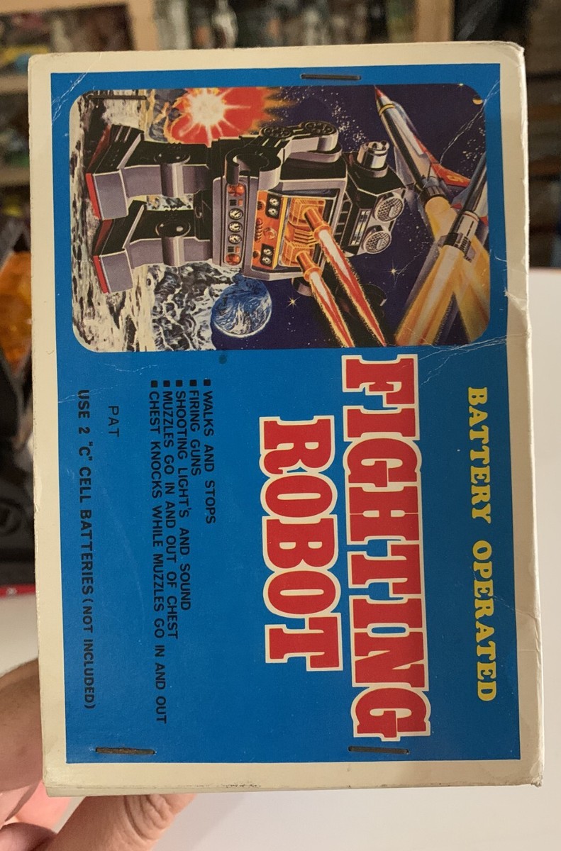 ビンテージ ブリキ スペース ファイティング ロボット SH 堀川 1970年代 ブリキ おもちゃ 昭和レトロ 日本製 堀川玩具 テレビロボット