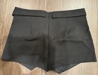 ZARA ASYMMETRIC BLACK SKORTS SIZE SMALL — photo 4