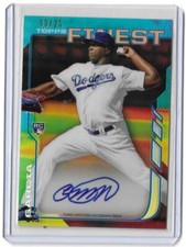 2014 Topps Finest Baseball Rookie  #RA-OG Onelki Garcia  AUTO 3/25